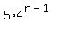 5%2A4%5E%28n-1%29