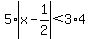 5%2Aabs%28x-1%2F2%29%3C3%2A4