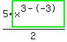 5%2Ahighlight_green%28+x%5E%283--3%29+%29%2F2