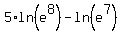 5%2Aln%28e%5E8%29-ln%28e%5E7%29