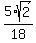 5%2Asqrt%282%29%2F18