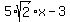 5%2Asqrt%282%29x-3