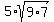 5%2Asqrt%289%2A7%29