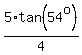 5%2Atan%2854%5Eo%29%2F4