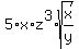 5%2Ax%2Az%5E3%2Asqrt%28x%2Fy%29