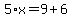5%2Ax=9%2B6