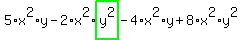 5%2Ax%5E2%2Ay-2%2Ax%5E2%2Ahighlight_green%28+y%5E2+%29-4%2Ax%5E2%2Ay%2B8%2Ax%5E2%2Ay%5E2