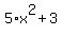 5%2Ax%5E2+%2B+3