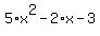 5%2Ax%5E2-2%2Ax-3