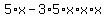 5%2Ax+-+3%2A5%2Ax%2Ax%2Ax