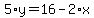 5%2Ay=16-2%2Ax