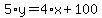 5%2Ay+=+4%2Ax%2B100
