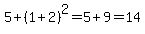 5%2B%281%2B2%29%5E2=5%2B9=14