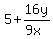 5%2B16y%2F%289x%29