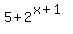 5%2B2%5E%28x%2B1%29%29