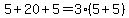 5%2B20%2B5=3%285%2B5%29