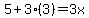 5%2B3%283%29=3x