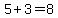 5%2B3=8