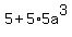 5%2B5%2A5a%5E3