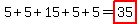 5%2B5%2B15%2B5%2B5=highlight%2835%29