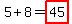 5%2B8=highlight%2845%29