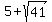 5%2Bsqrt%2841%29