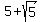 5%2Bsqrt%285%29