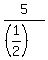 5%2F%28%281%2F2%29%29