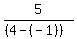 5%2F%28%284-%28-1%29%29%29