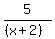 5%2F%28%28x%2B2%29%29