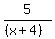 5%2F%28%28x%2B4%29%29