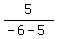 5%2F%28-6-5%29