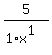 5%2F%281%2Ax%5E1%29