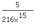 5%2F%28216x%5E15%29