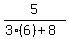 5%2F%283%286%29%2B8%29
