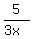 5%2F%283x%29