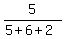 5%2F%285%2B6%2B2%29