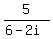 5%2F%286-2i%29