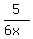 5%2F%286x%29
