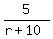 5%2F%28r%2B10%29