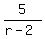 5%2F%28r-2%29