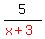 5%2F%28red%28x%2B3%29%29