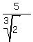 5%2F%28root%283%2C2%29%29
