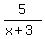 5%2F%28x%2B3%29