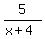 5%2F%28x%2B4%29