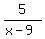 5%2F%28x-9%29