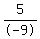 5%2F-9
