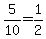 5%2F10=1%2F2