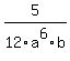 5%2F12a%5E6b