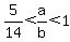5%2F14%3Ca%2Fb%3C1